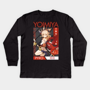 Yoimiya - Genshin Impact Kids Long Sleeve T-Shirt